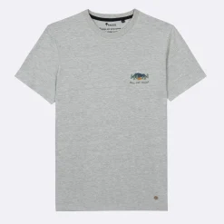 T-Shirts*FAGUO T-Shirt Col Rond Gris Chine Into The Woods