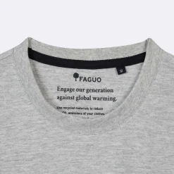 T-Shirts*FAGUO T-Shirt Col Rond Gris Chine Into The Woods