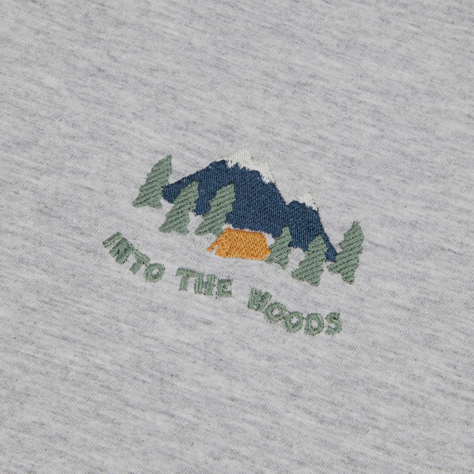 T-Shirts*FAGUO T-Shirt Col Rond Gris Chine Into The Woods
