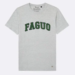 T-Shirts*FAGUO T-Shirt Col Rond Gris Chine
