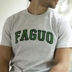 T-Shirts*FAGUO T-Shirt Col Rond Gris Chine