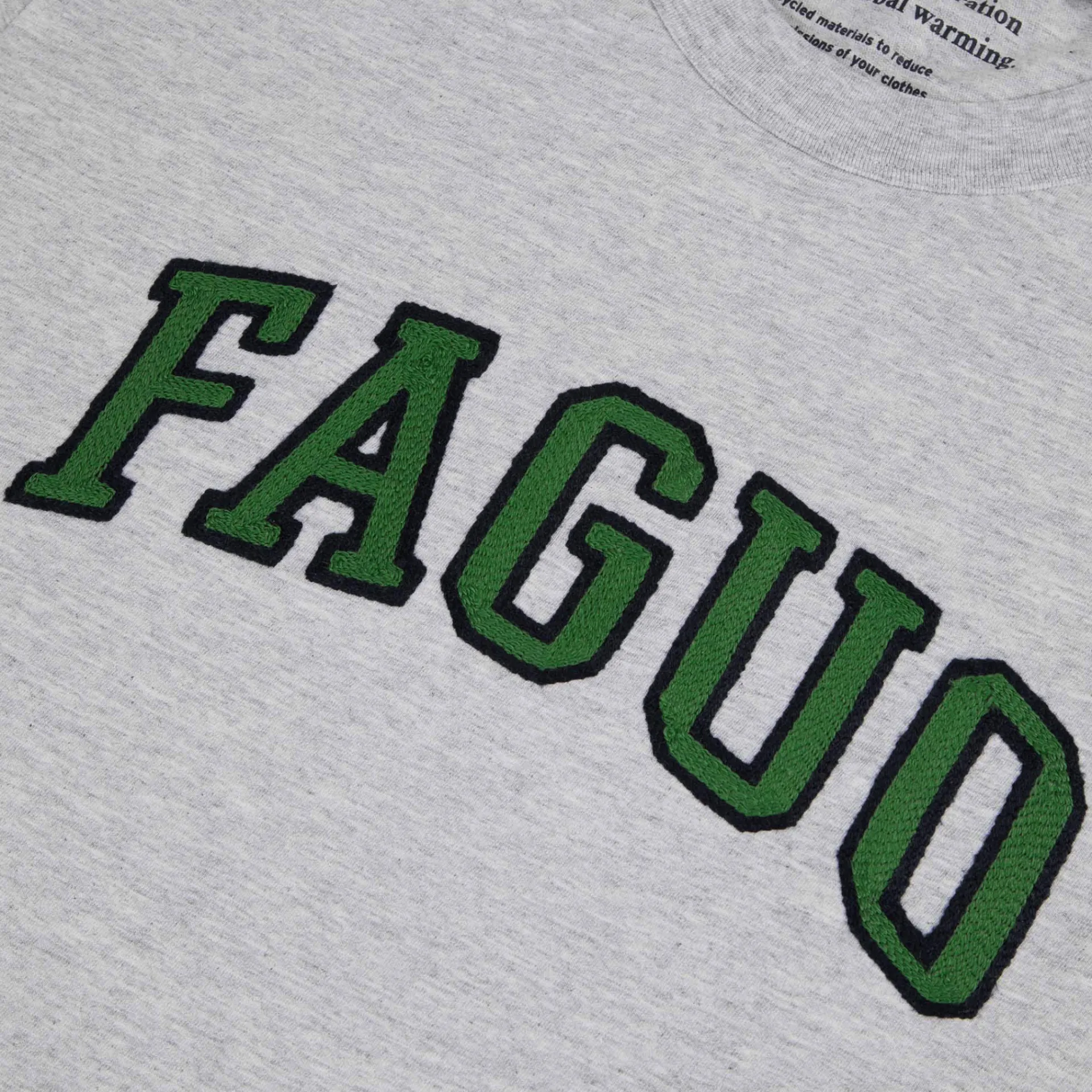 T-Shirts*FAGUO T-Shirt Col Rond Gris Chine
