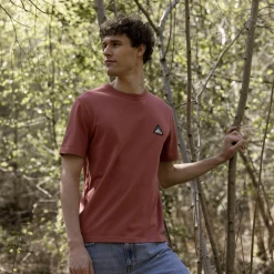 T-Shirts*FAGUO T-Shirt Col Rond Rose