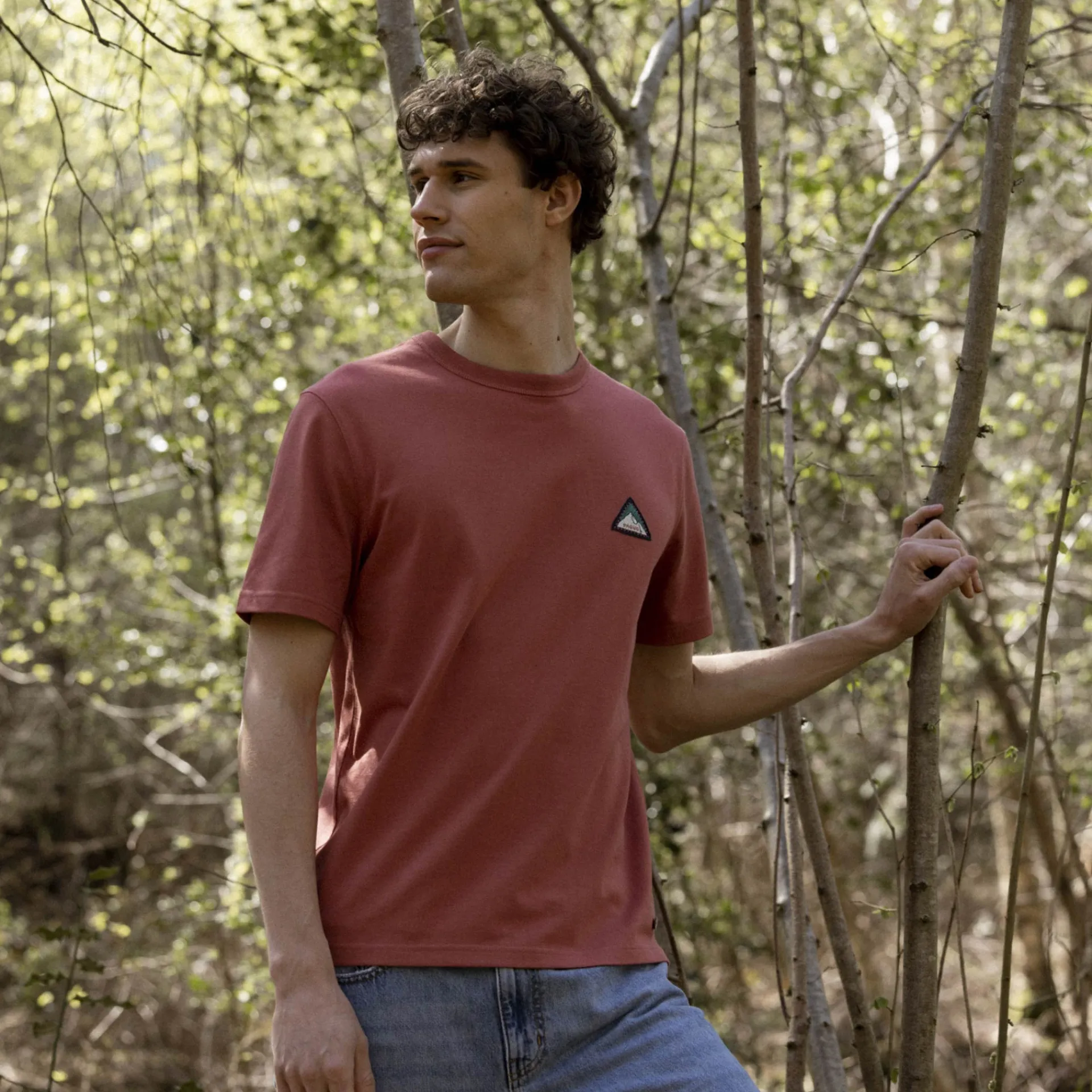 T-Shirts*FAGUO T-Shirt Col Rond Rose