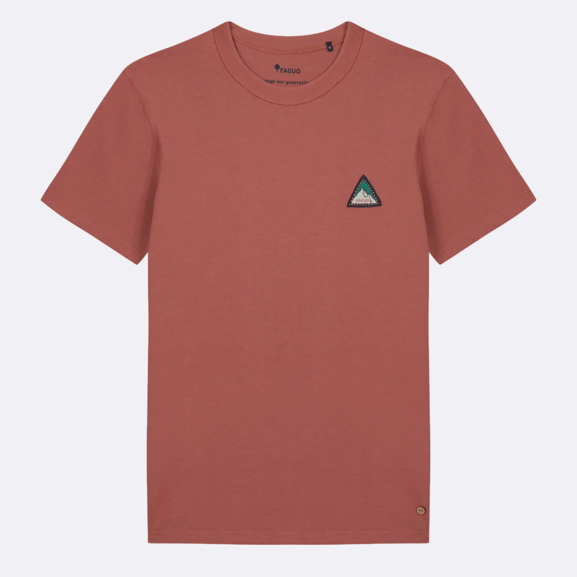 T-Shirts*FAGUO T-Shirt Col Rond Rose