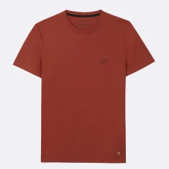 T-Shirts*FAGUO T-Shirt Col Rond Rouge
