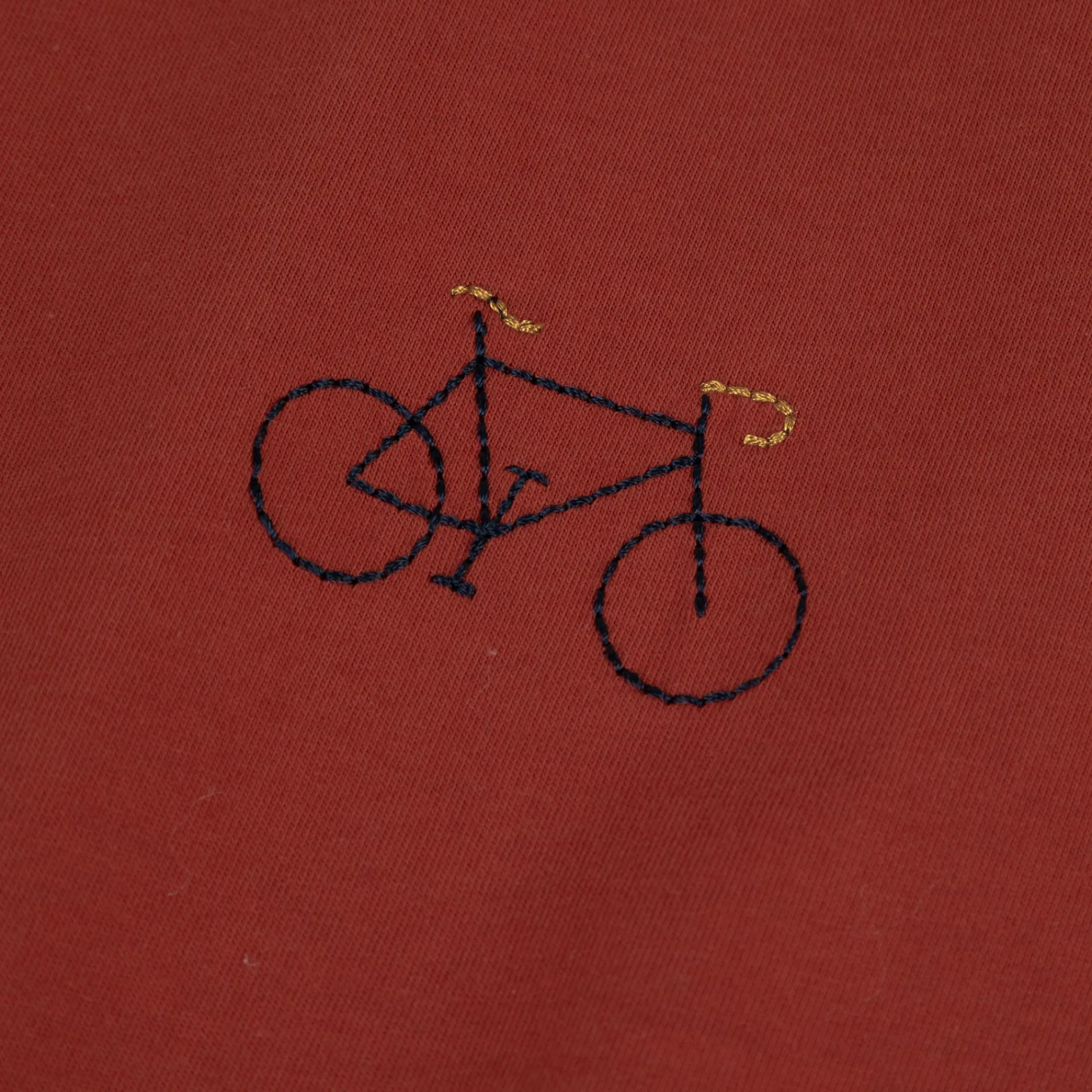 T-Shirts*FAGUO T-Shirt Col Rond Rouge