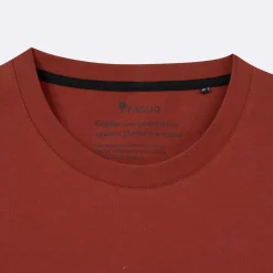 T-Shirts*FAGUO T-Shirt Col Rond Rouge