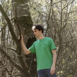 T-Shirts*FAGUO T-Shirt Col Rond Vert