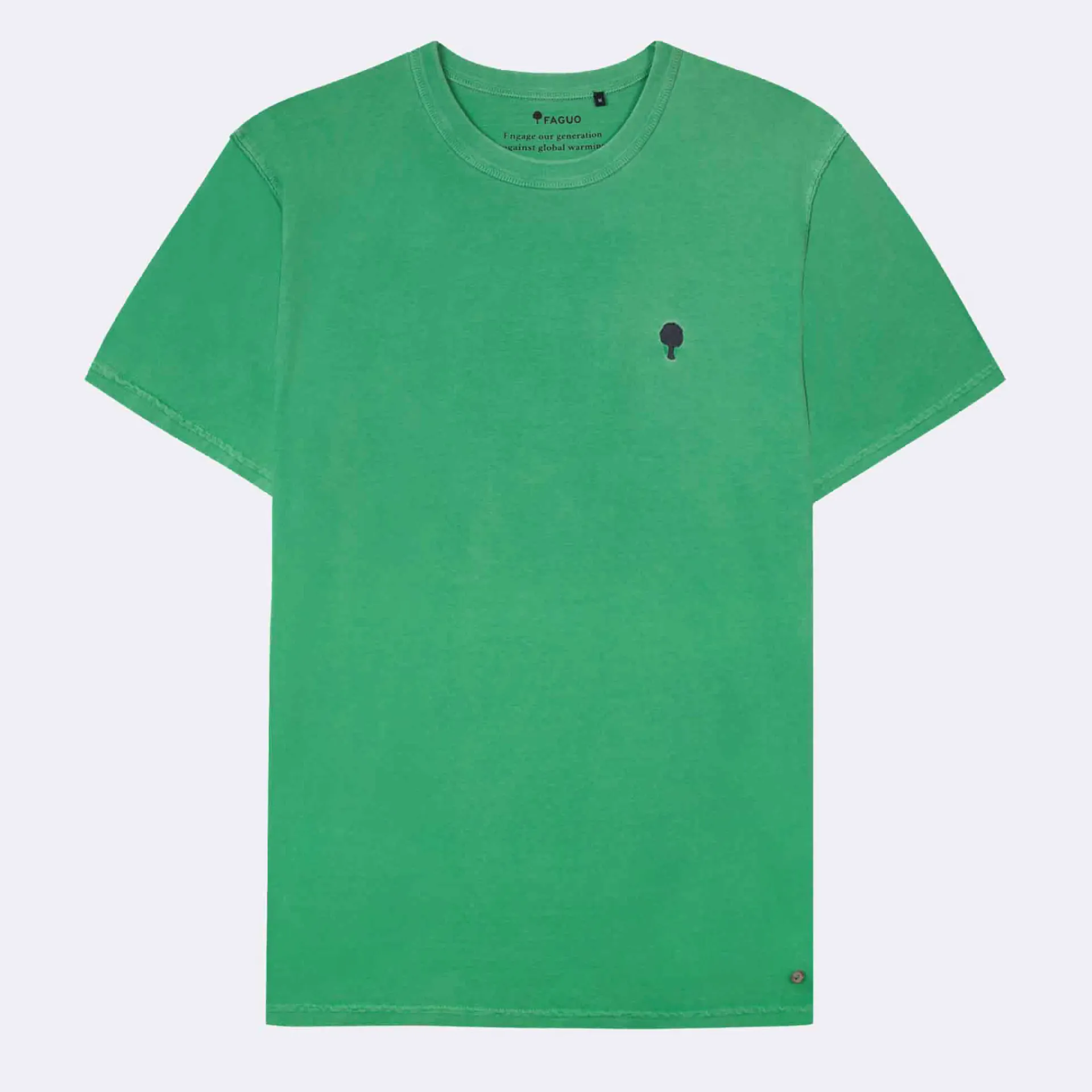 T-Shirts*FAGUO T-Shirt Col Rond Vert