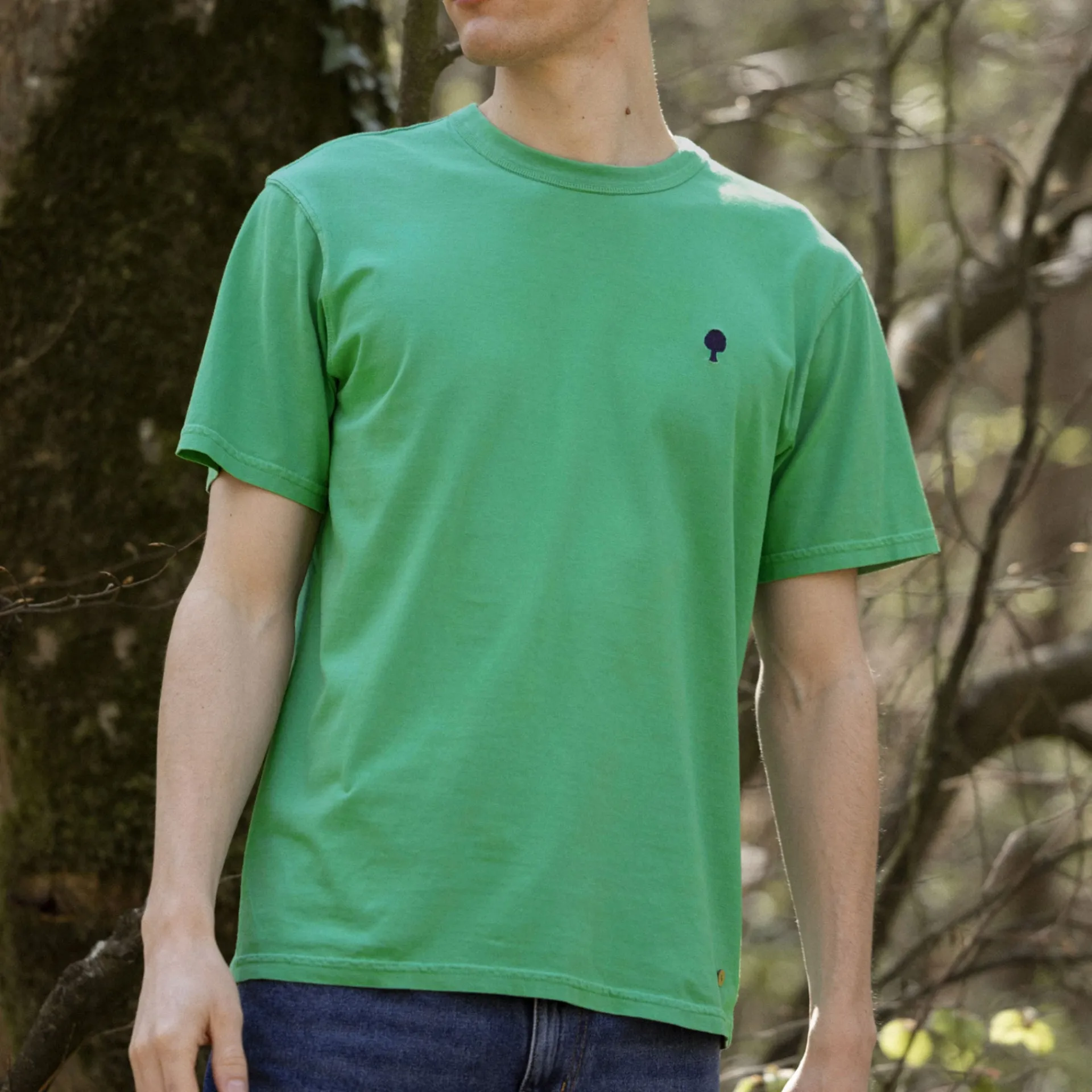 T-Shirts*FAGUO T-Shirt Col Rond Vert