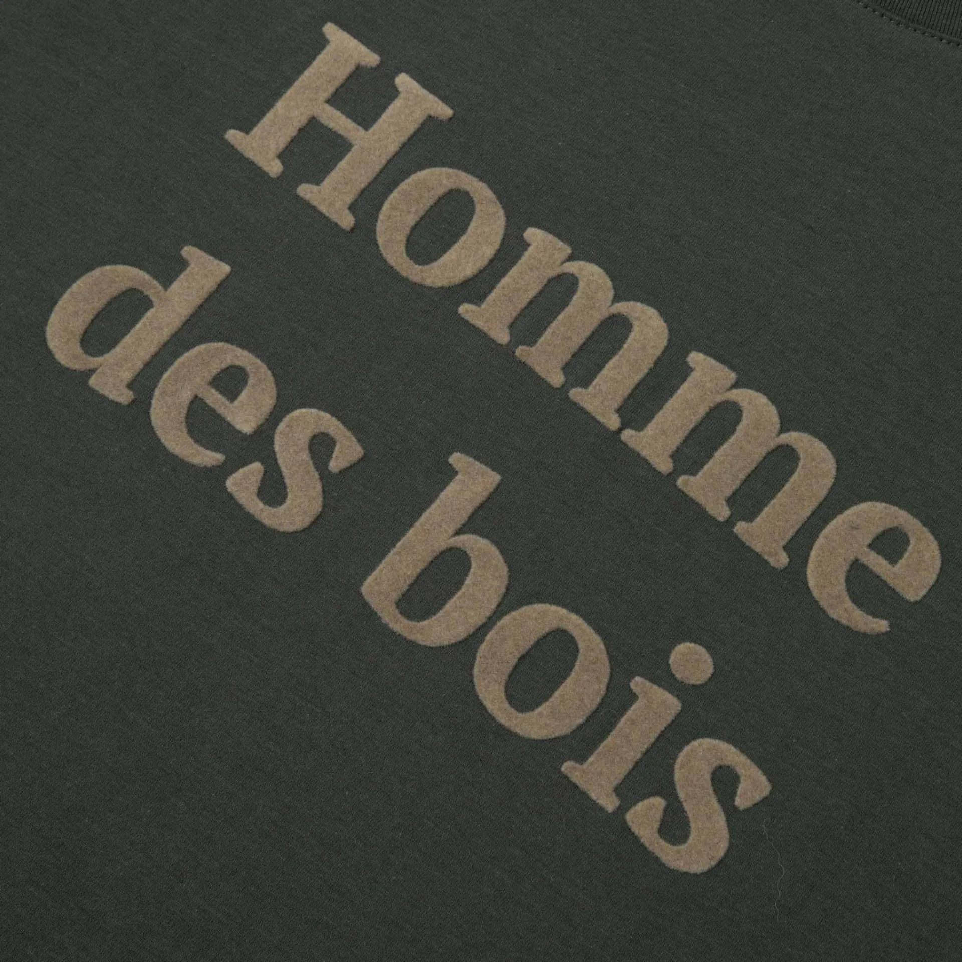 T-Shirts*FAGUO T-Shirt Col Rond Vert Fonce Homme Des Bois