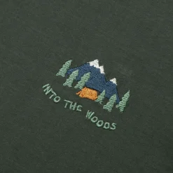 T-Shirts*FAGUO T-Shirt Col Rond Vert Fonce Into The Woods