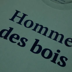 T-Shirts*FAGUO T-Shirt Col Rond Vert Homme Des Bois