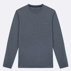T-Shirts*FAGUO T-Shirt Manches Longues Bleu Gris