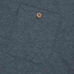 T-Shirts*FAGUO T-Shirt Manches Longues Bleu Gris