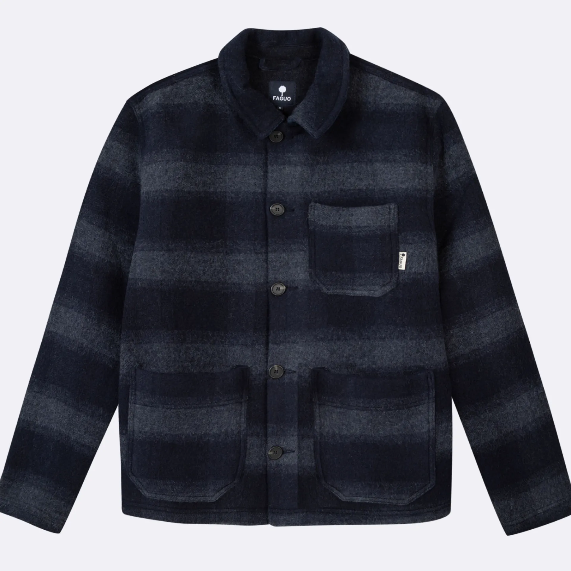 Vestes & Impermeables*FAGUO Veste A Boutons Bleu Marine