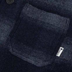 Vestes & Impermeables*FAGUO Veste A Boutons Bleu Marine