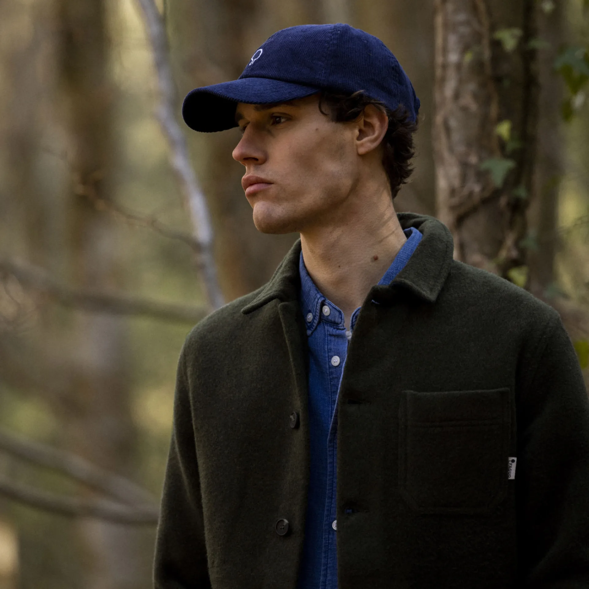 Vestes & Impermeables*FAGUO Veste A Boutons Verte